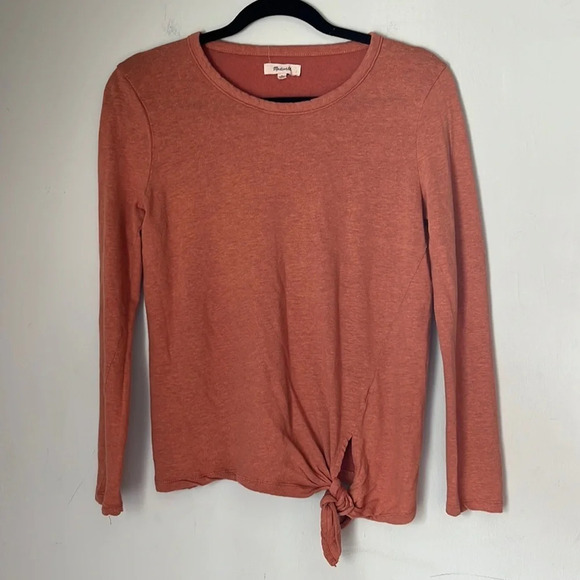 Madewell Soundcheck Side-Tie Tee Size Medium - Picture 2 of 7